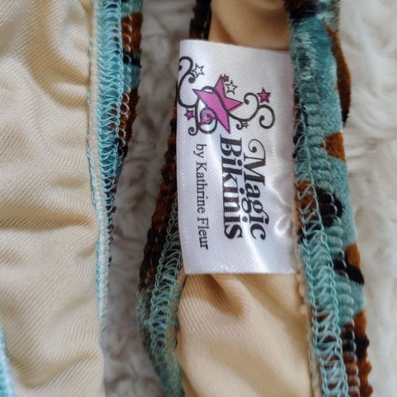 Magic Bikini Leopard Velvet One Piece Suit - Picture 12 of 12